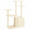 Cat Tree with Sisal Scratching Posts Cream 107.5 cm