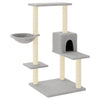 Cat Tree with Sisal Scratching Posts Light Grey 95 cm