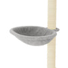 Cat Tree with Sisal Scratching Posts Light Grey 95 cm