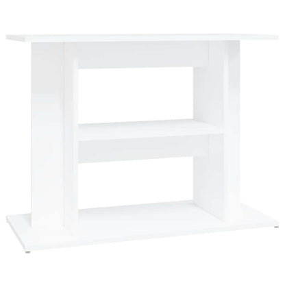 Aquarium Stand White 80x35x60 cm Engineered Wood