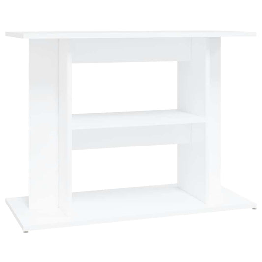 Aquarium Stand White 80x35x60 cm Engineered Wood