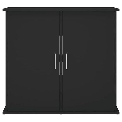 Aquarium Stand Black 81x36x73 cm Engineered Wood