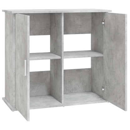 Aquarium Stand Concrete Grey 81x36x73 cm Engineered Wood