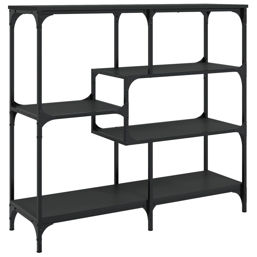Console Table Black 103x32x95 cm Engineered Wood