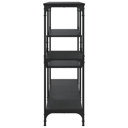 Console Table Black 103x32x95 cm Engineered Wood