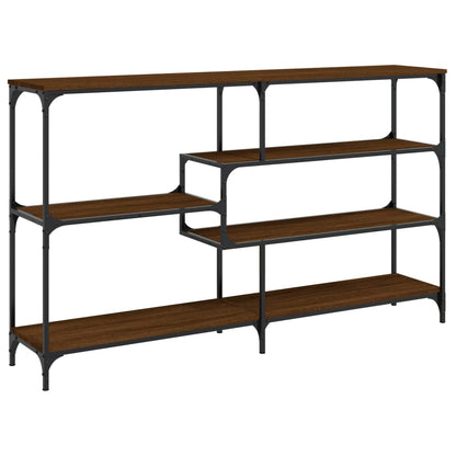 Console Table Brown Oak 160x32x95 cm Engineered Wood