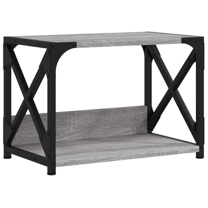 Printer Stand 2-Tier Grey Sonoma 44x26x31.5 cm Engineered Wood