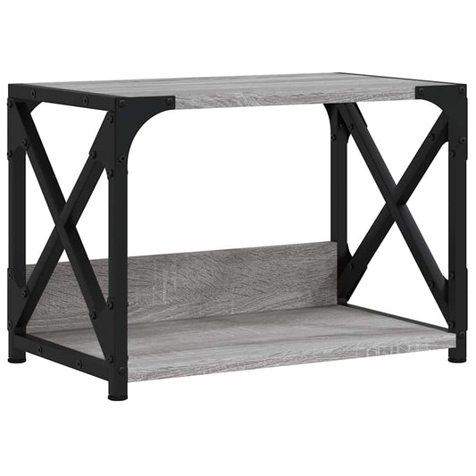 Printer Stand 2-Tier Grey Sonoma 44x26x31.5 cm Engineered Wood