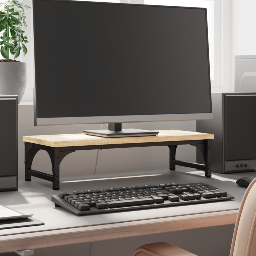 Monitor Stand Sonoma Oak 55x23x14 cm Engineered Wood