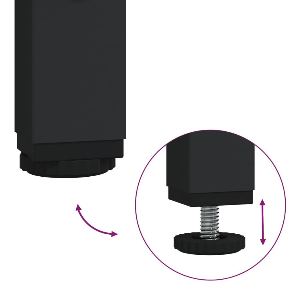 Monitor Stand Smoked Oak 55x23x14 cm Engineered Wood