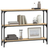 Console Table Sonoma Oak 100x22.5x75 cm Engineered Wood