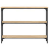 Console Table Sonoma Oak 100x22.5x75 cm Engineered Wood