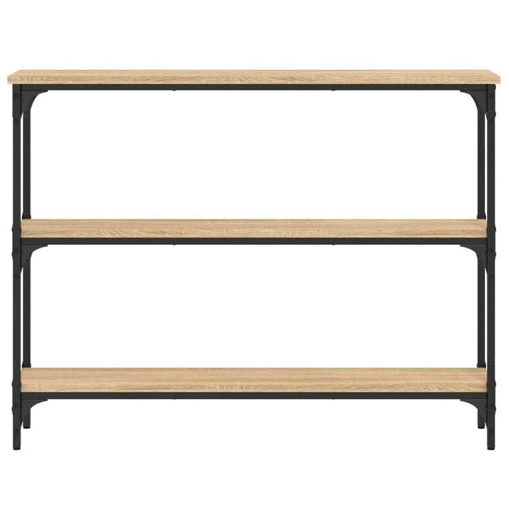 Console Table Sonoma Oak 100x22.5x75 cm Engineered Wood