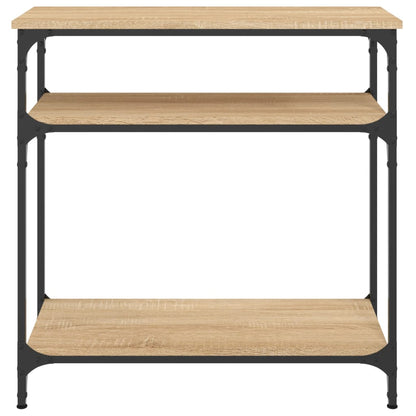 Console Table Sonoma Oak 75x29x75 cm Engineered Wood
