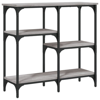 Console Table Grey Sonoma 80x29x75 cm Engineered Wood