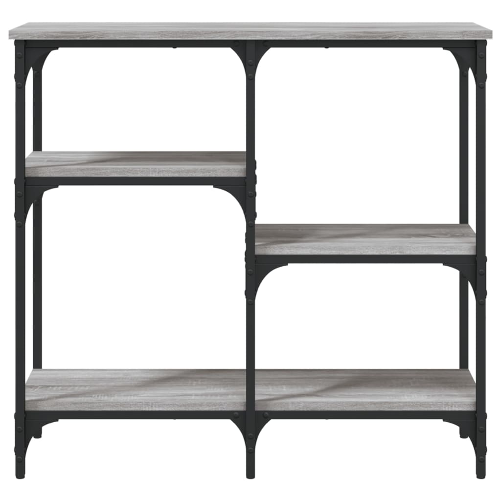 Console Table Grey Sonoma 80x29x75 cm Engineered Wood