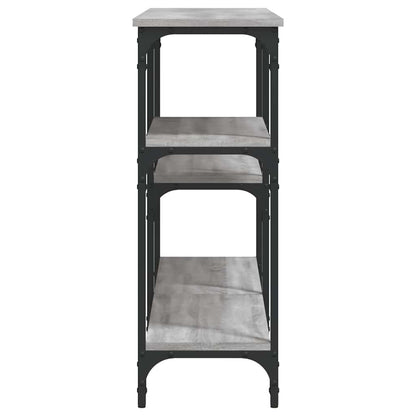 Console Table Grey Sonoma 160x29x75 cm Engineered Wood