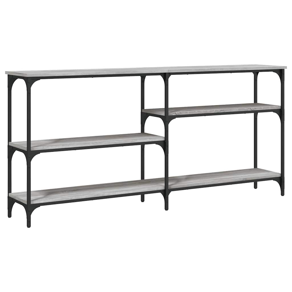 Console Table Grey Sonoma 160x29x75 cm Engineered Wood