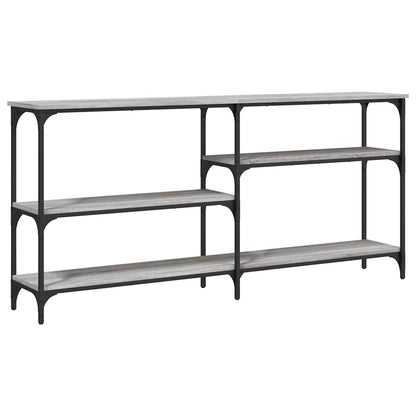 Console Table Grey Sonoma 160x29x75 cm Engineered Wood