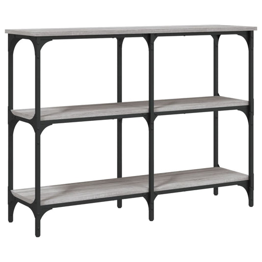 Console Table Grey Sonoma 100x29x75 cm Engineered Wood