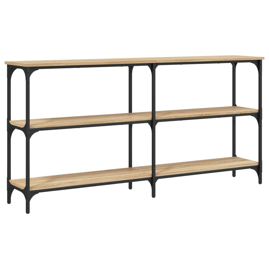 Console Table Sonoma Oak 150x29x75 cm Engineered Wood
