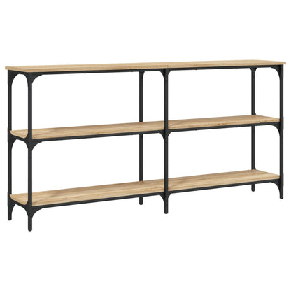 Console Table Sonoma Oak 150x29x75 cm Engineered Wood