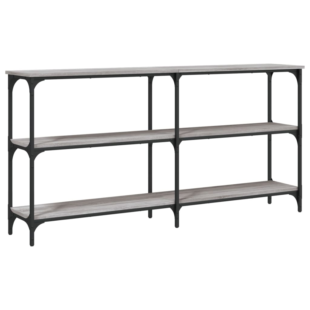 Console Table Grey Sonoma 150x29x75 cm Engineered Wood