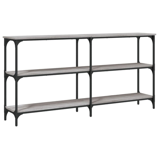 Console Table Grey Sonoma 150x29x75 cm Engineered Wood