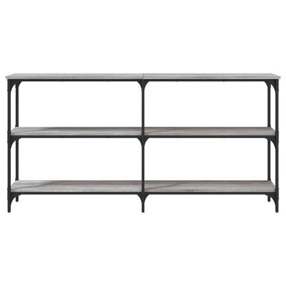 Console Table Grey Sonoma 150x29x75 cm Engineered Wood