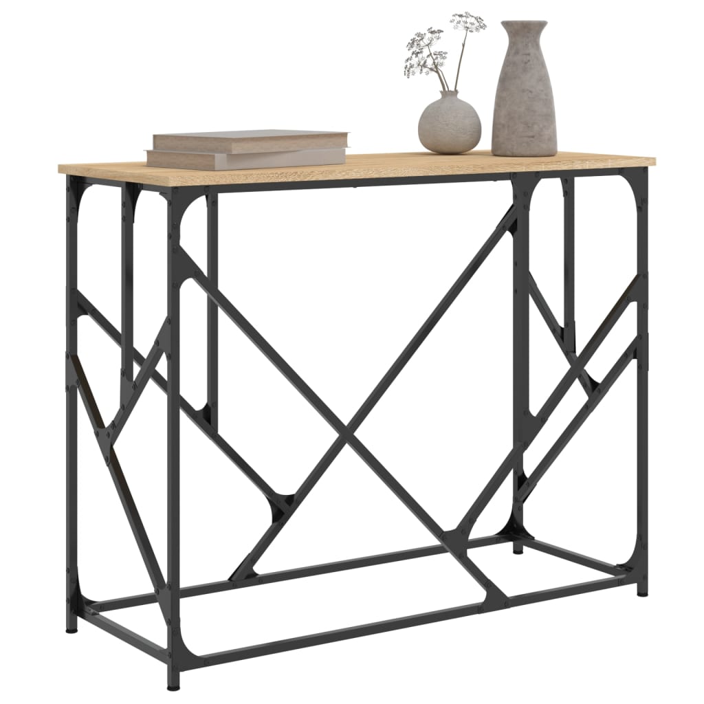 Console Table Sonoma Oak 100x40x80 cm Engineered Wood