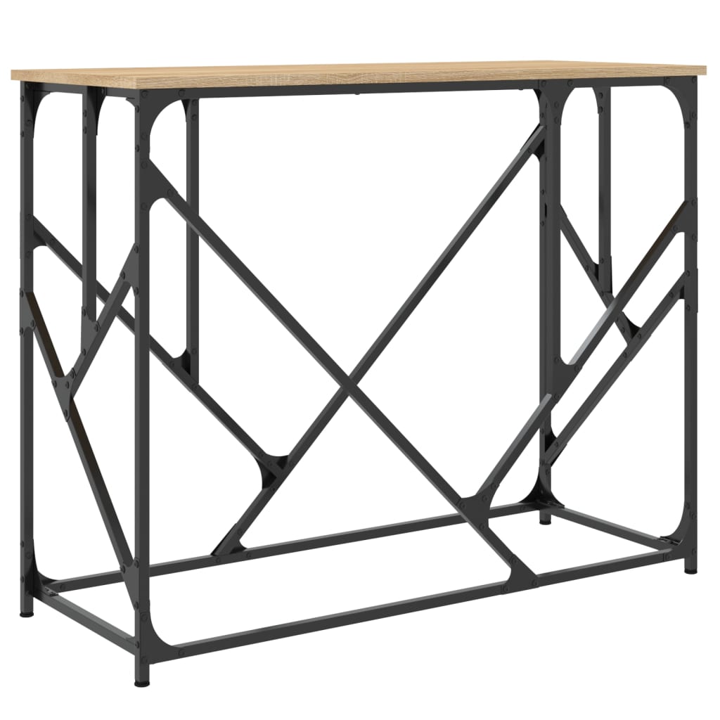 Console Table Sonoma Oak 100x40x80 cm Engineered Wood