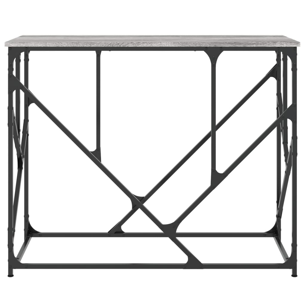 Console Table Grey Sonoma 100x40x80 cm Engineered Wood