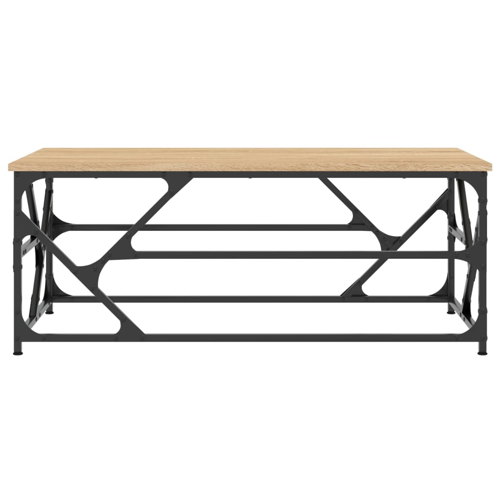 Coffee Table Sonoma Oak 100x50x40 cm Engineered Wood