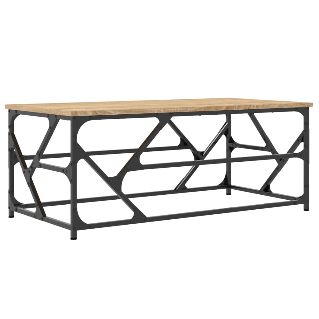 Coffee Table Sonoma Oak 100x50x40 cm Engineered Wood