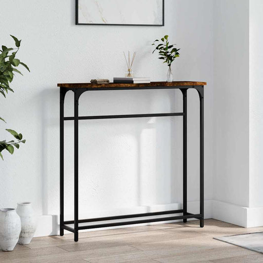Console Table | Smoked oak | Engineered wood, metal | Compact