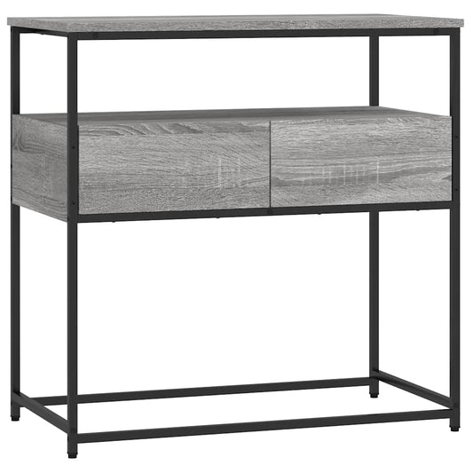 Console Table Grey Sonoma 75x40x75 cm Engineered Wood
