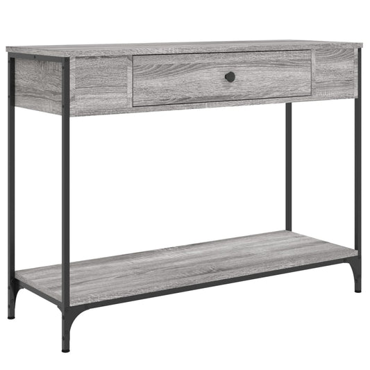 Console Table Grey Sonoma 100x34,5x75 cm Engineered Wood