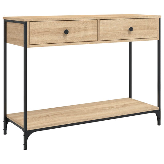 Console Table | Sonoma oak | Engineered wood | Narrow | Adjustable Feet