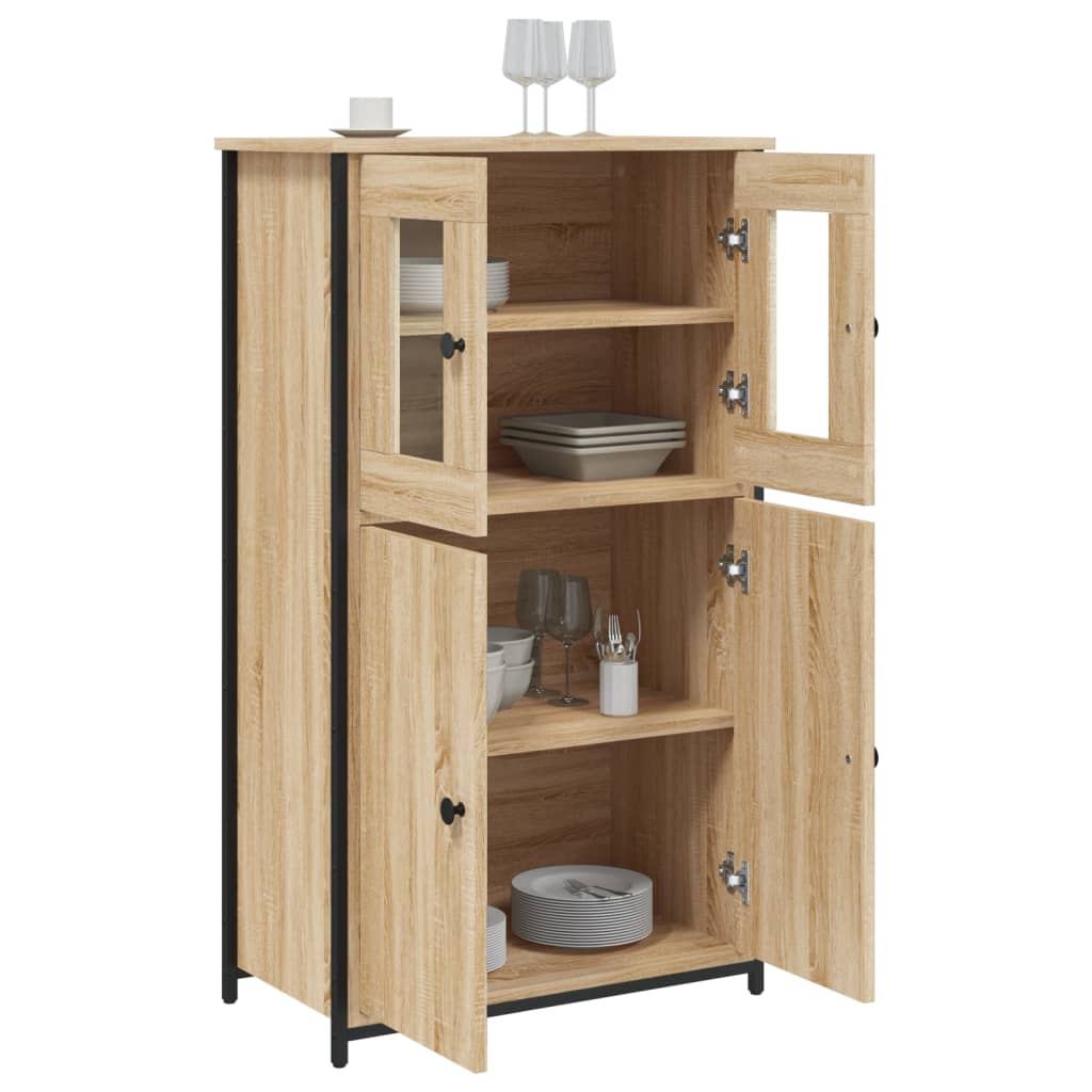 Highboard Sonoma Oak 62x32x106.5 cm Engineered Wood