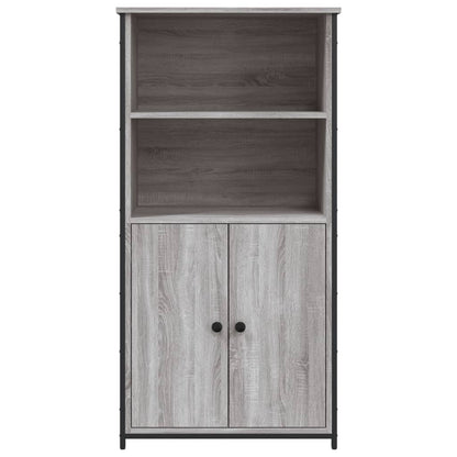 Highboard Grey Sonoma 62x36x121,5 cm Engineered Wood