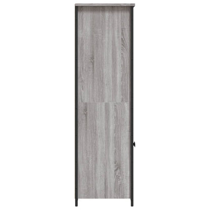Highboard Grey Sonoma 62x36x121,5 cm Engineered Wood