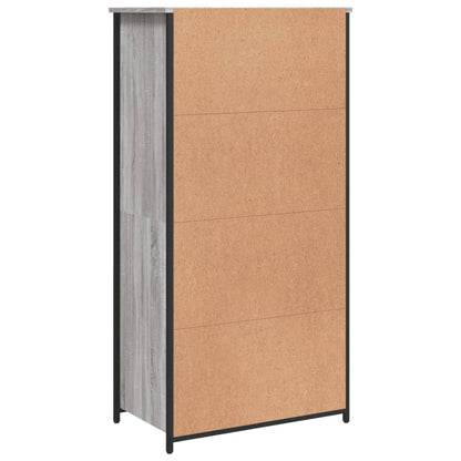 Highboard Grey Sonoma 62x36x121,5 cm Engineered Wood