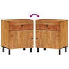 Bedside Cabinet 50x33x60 cm Solid Wood Acacia