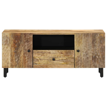 TV Cabinet 105x33x46 cm Solid Wood Mango