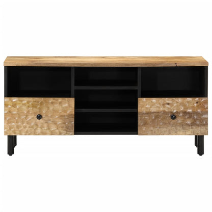 TV Cabinet 100x33x46 cm Solid Wood Mango