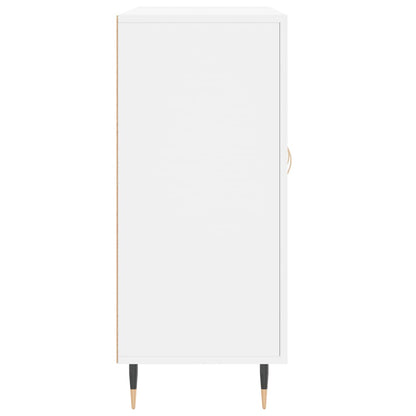 Sideboard White 90x34x80 cm Engineered Wood
