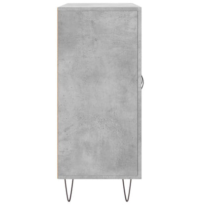Sideboard Concrete Grey 90x34x80 cm Engineered Wood