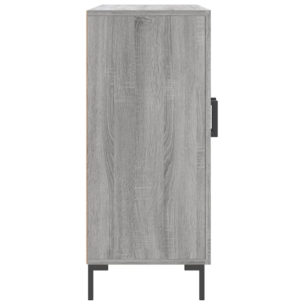 Sideboard Grey Sonoma 90x34x80 cm Engineered Wood