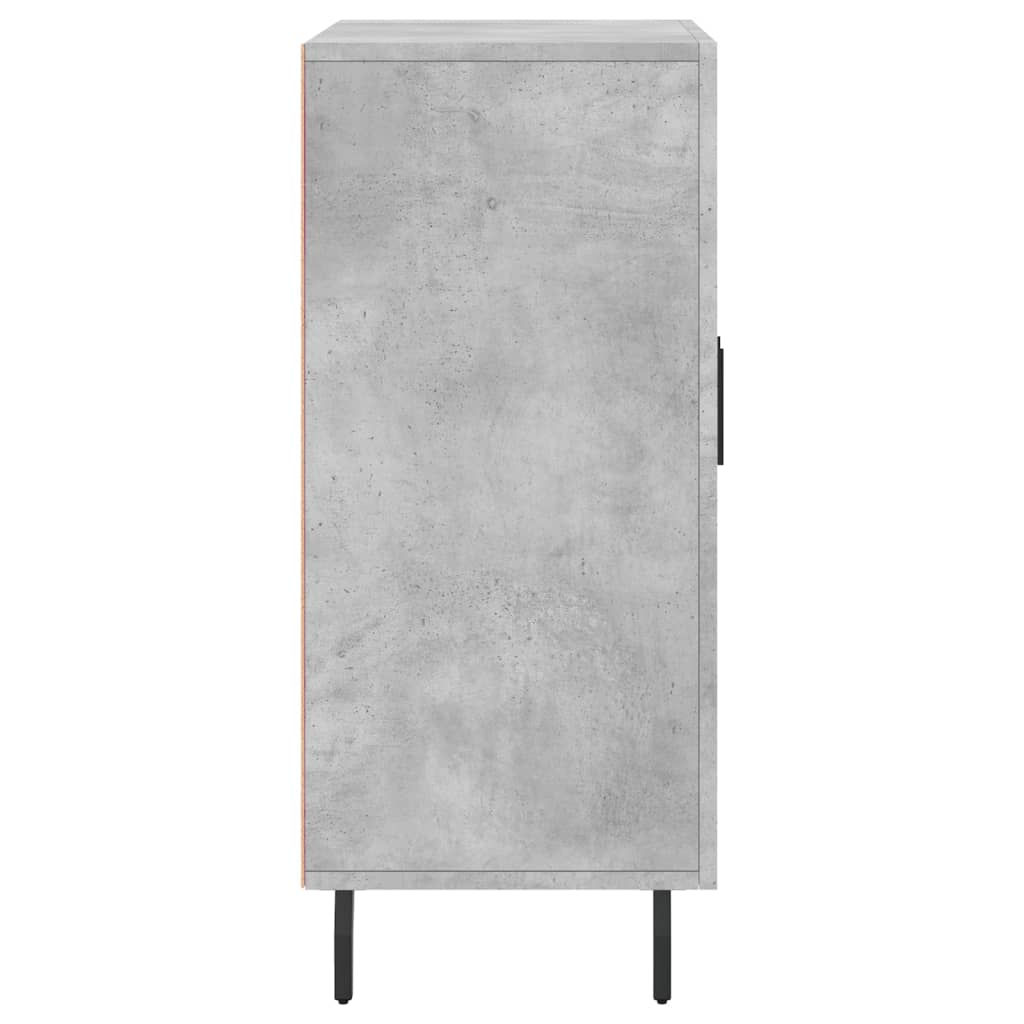 Sideboard Concrete Grey 90x34x80 cm Engineered Wood