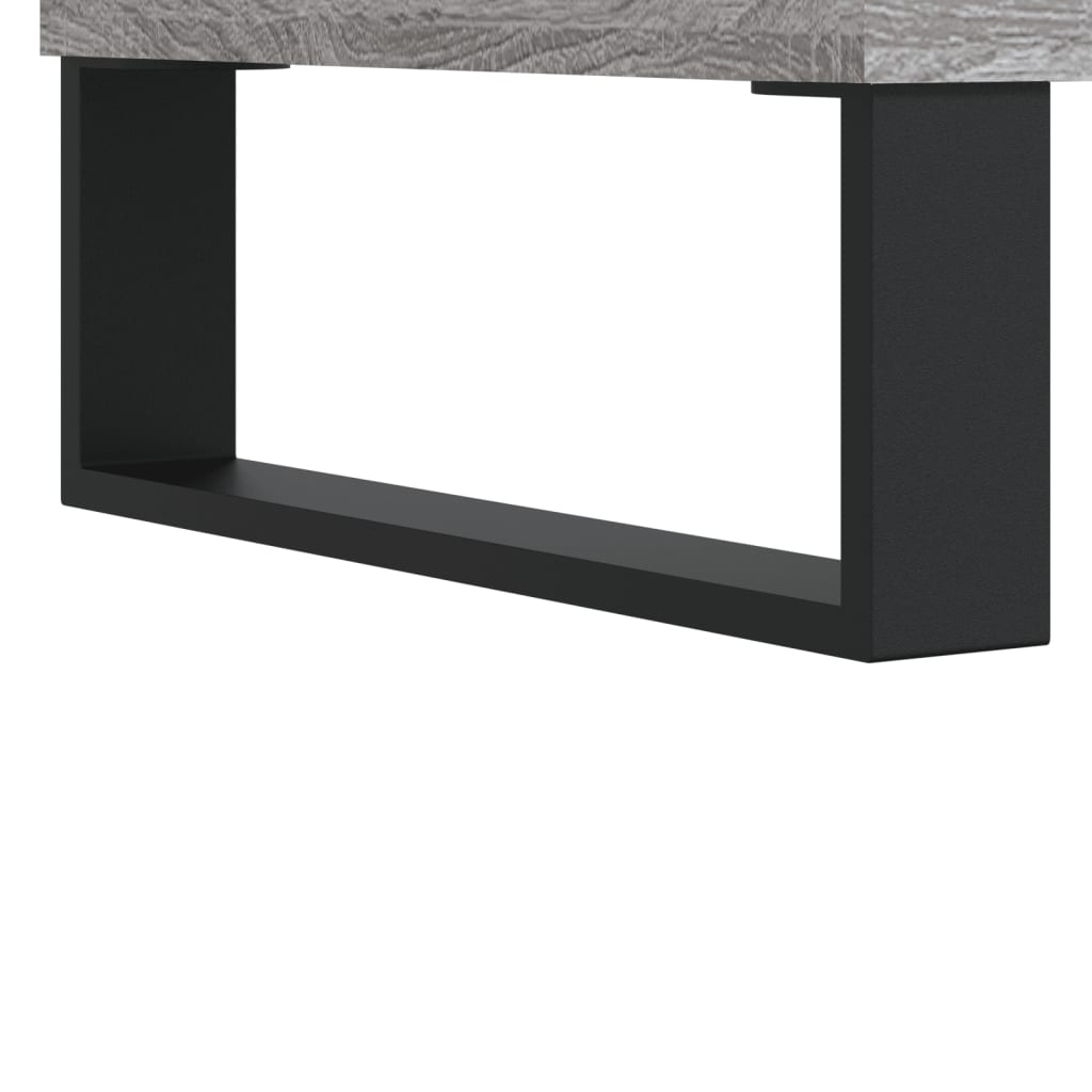 Sideboard Grey Sonoma 90x34x80 cm Engineered Wood